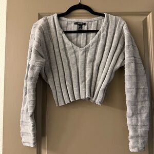 Forever 21 Ribbed cropped sweater